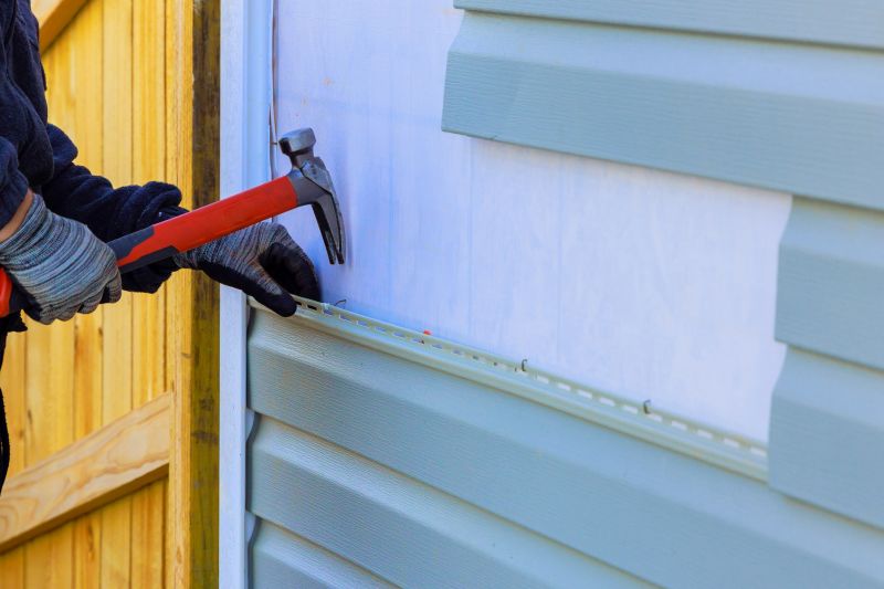 Attaching Siding Panels to the Wall